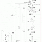 105 XC 19/16 USA CHASSIS Передняя вилка