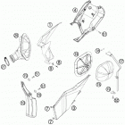 250 SX-F USA CHASSIS Воздушный фильтр