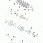 950 SUPER ENDURO R US 2008 ENGINE Сцепление