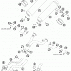 990 ADVENTURE CHASSIS Глушитель