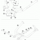 990 ADVENTURE CHASSIS Подножки
