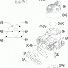 144 SX USA ENGINE Цилиндр,головка цилиндров