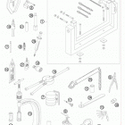 250 XC-F USA ENGINE Специальный инструмент