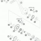 300 XC USA ENGINE Кик стартер