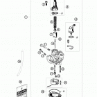 50 SX MINI USA ENGINE Карбюратор