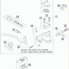 200 XC-W CHASSIS Hand brake cy linder