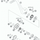 250 SX ENGINE Кик стартер