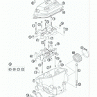 250 SX-F ENGINE ГОЛОВКА ЦИЛИНДРА