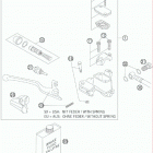 450 XC CHASSIS Hand brake cy linder