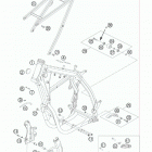450 XC-W CHASSIS Frame, sub frame