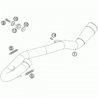 505 SX-F PRESERIES CHASSIS Manifold