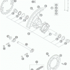 85 SX 17-14 CHASSIS Заднее колесо