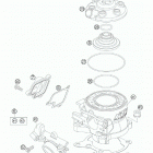 85 SX 19-16 ENGINE Цилиндр