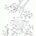 950 SUPERMOTO R USA CHASSIS Frame, sub frame