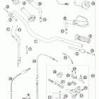 950 SUPERMOTO R USA CHASSIS Руль