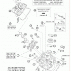 950 SUPERMOTO R USA ENGINE Головка цилиндра передняя