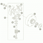 50 SX JUNIOR ENGINE Сцепление