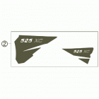 525 XC-G RACING USA CHASSIS Наклейки