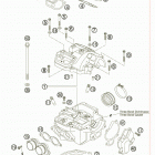 525 XC-G RACING USA ENGINE Head    part number
