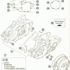 200 XC-W USA ENGINE Картер двигателя