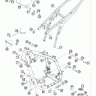 625 SXC CHASSIS 2006 Frame, subframe ref# 43 - 87