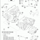 250/300 EXC Engine case 250-300 / 2005