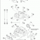 250/400/450/525 EXC RACING Cylinder head 250-525 exc + mxc  /  2005