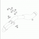 250/400/450/525 EXC RACING Exhaust pipe 250-525 / 2005