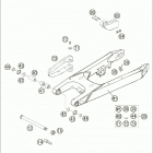 450 RALLYE Swingarm 450-660 / 2005