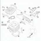 50 MINI ADVENTURE Cylinder · cylinder head 50 ac  /  2005