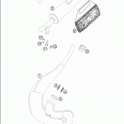 50 SX PRO JUNIOR LC Exhaust system 50 lc  /  2005