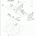 50 SX PRO JUNIOR LC Front wheel 50 junior lc  /  2005