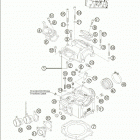 640 LC4 ENDURO Cylinder head 660 / 2005