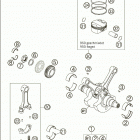 950 ADVENTURE S Crankshaft · piston 950 / 2005