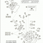 950 ADVENTURE S Cylinder head front 950 / 2005