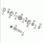 950 ADVENTURE S Transmission i - main shaft 950 / 2005