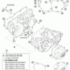 250/300 EXC Engine case 250 / 300