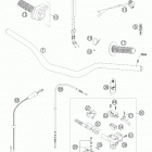 450 SMR Handlebar, controls 450 / 525
