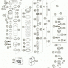 450 SMR Shock absorber wp disassembled 450 / 525