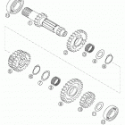 450 SMR Transmission i - main shaft 450 / 525