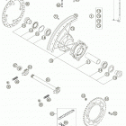 85 SX Rear wheel 85