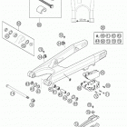 250 EXC RACING, 450/525 SX, MXC, EXC RACING Swingarm 450 sx