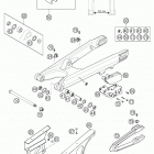 250 EXC RACING, 450/525 SX, MXC, EXC RACING Swingarm, chain guard 250 / 450 / 525 mxc, exc, 525 sx