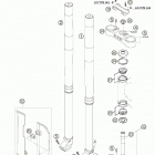 250 EXC RACING, 450/525 SX, MXC, EXC RACING Передняя вилка