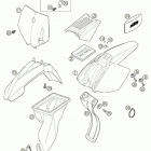 50 MINI ADVENTURE GS, 50 JUNIOR ADVENTURE, 50 SENIOR ADVENTURE Mask, fenders 50