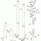 640 LC4 ENDURO, 640 LC4 SUPERMOTO Front fork wp usd 48 lc4 supermoto 640