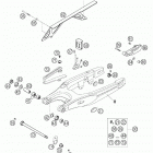 640 LC4 ENDURO, 640 LC4 SUPERMOTO Swingarm lc4 supermoto 640