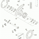 85 SX Rear wheel 85