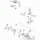950 ADVENTURE Crankshaft, piston 950