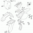 50 MINI ADVENTURE, 50 JUNIOR ADVENTURE, 50 SENIOR ADVENTURE Mask, fenders 50
